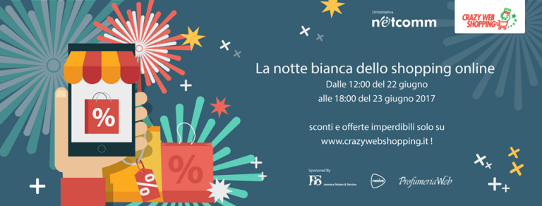 Torna Crazy Web Shopping: 22 e 23 giugno fino al -80% su tanti siti!