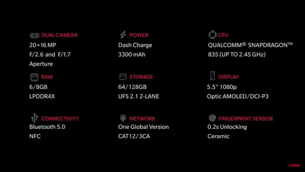 Ecco a voi il nuovissimo One Plus 5