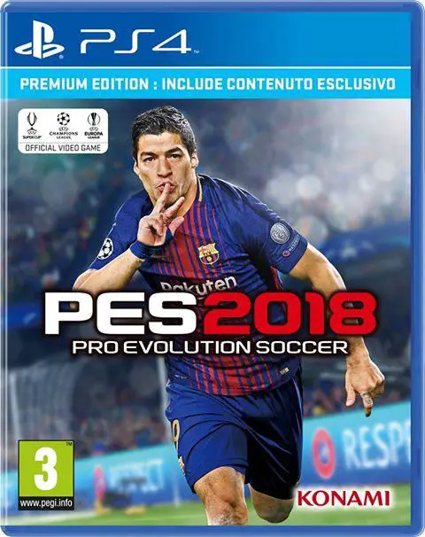 Halifax mostra la copertina di PES 2018