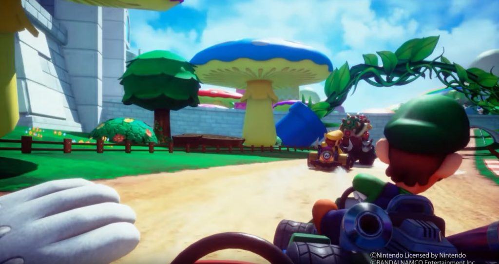 Nuovo trailer per mario kart arcade gp vr pubblicato da bandai namco Alt="kart-arcade"