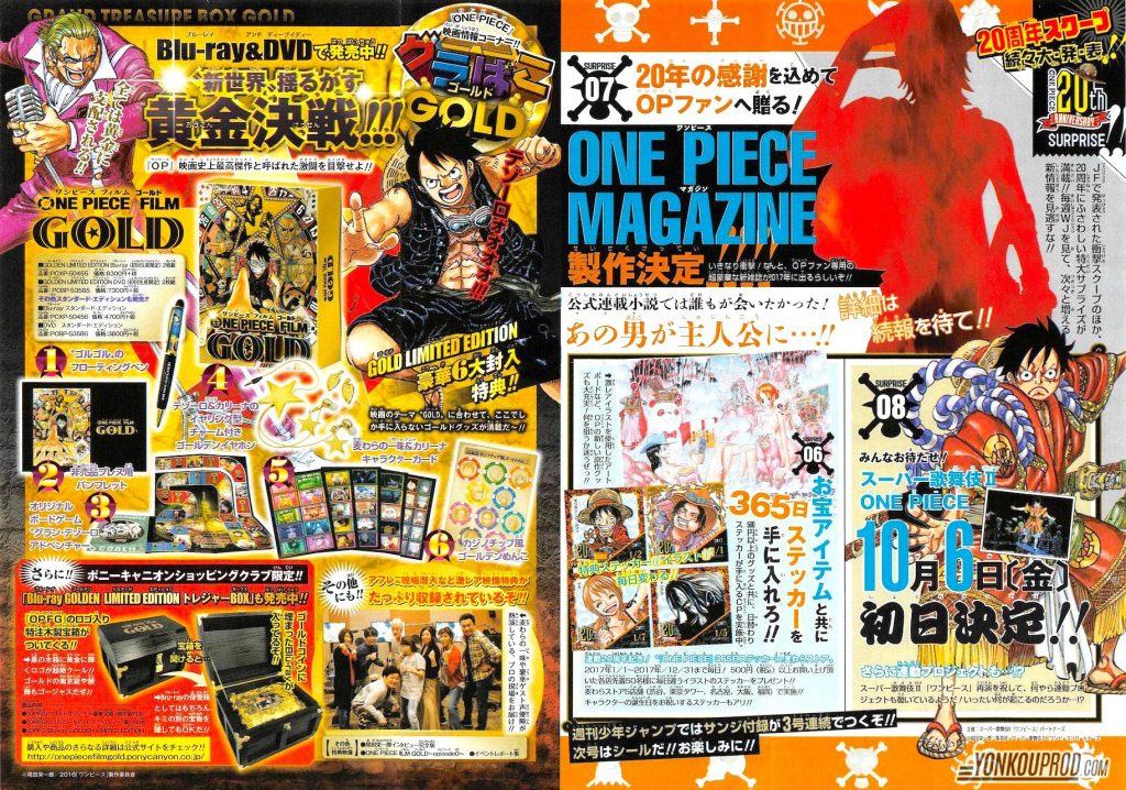 One piece magazine! Ecco i 3 volumi speciali One piece magazine