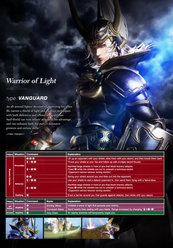 Dissidia Final Fantasy NT: pubblicati i personaggi della beta