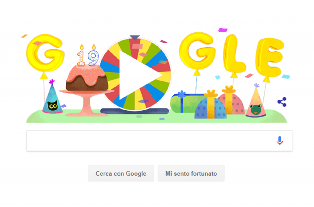 Google compleanno