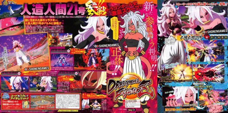 Androide N. 21 sarà giocabile in forma Majin in Dragon Ball FighterZ