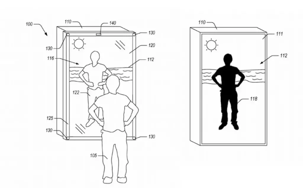Amazon brevetta uno specchio 2.0 che funziona come un camerino virtuale 1
