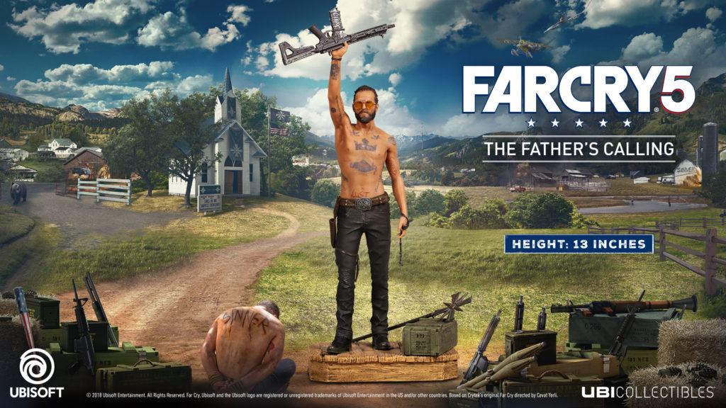 Statuetta di the father di far cry 5 disponibile per il preordine The father