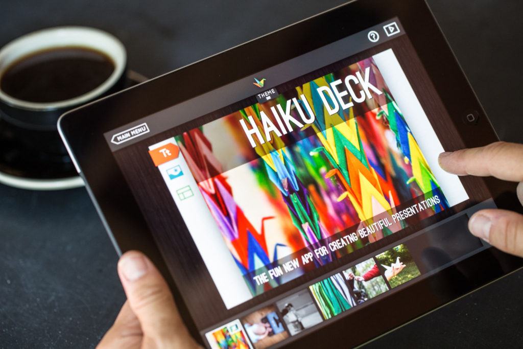 Haiku deck: non abbiamo tempo o voglia di realizzare una presentazione? Haiku deck