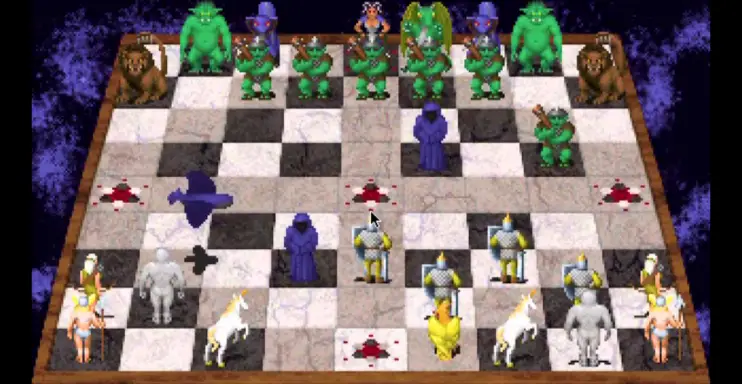 Archon: The Light and The Dark Un bizzarro miscuglio tra scacchi in versione fantasy e gioco da tavolo tradizionale