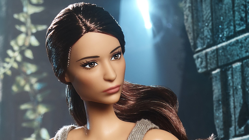 Una barbie lara croft in arrivo nei negozi Barbie