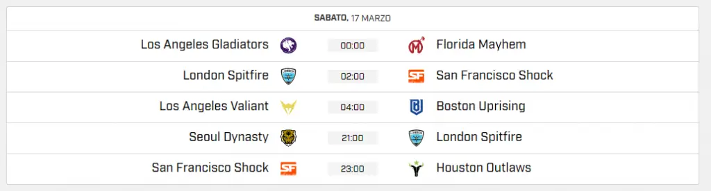 Overwatch League: anticipazioni quarta settimana