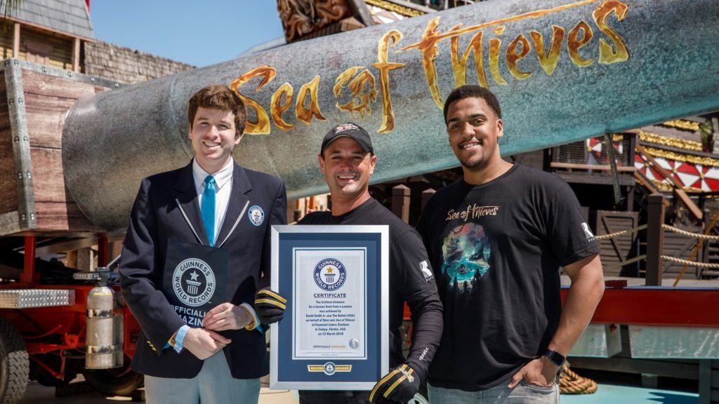 Sea of thieves vince un guinness world record Sea of thieves vince