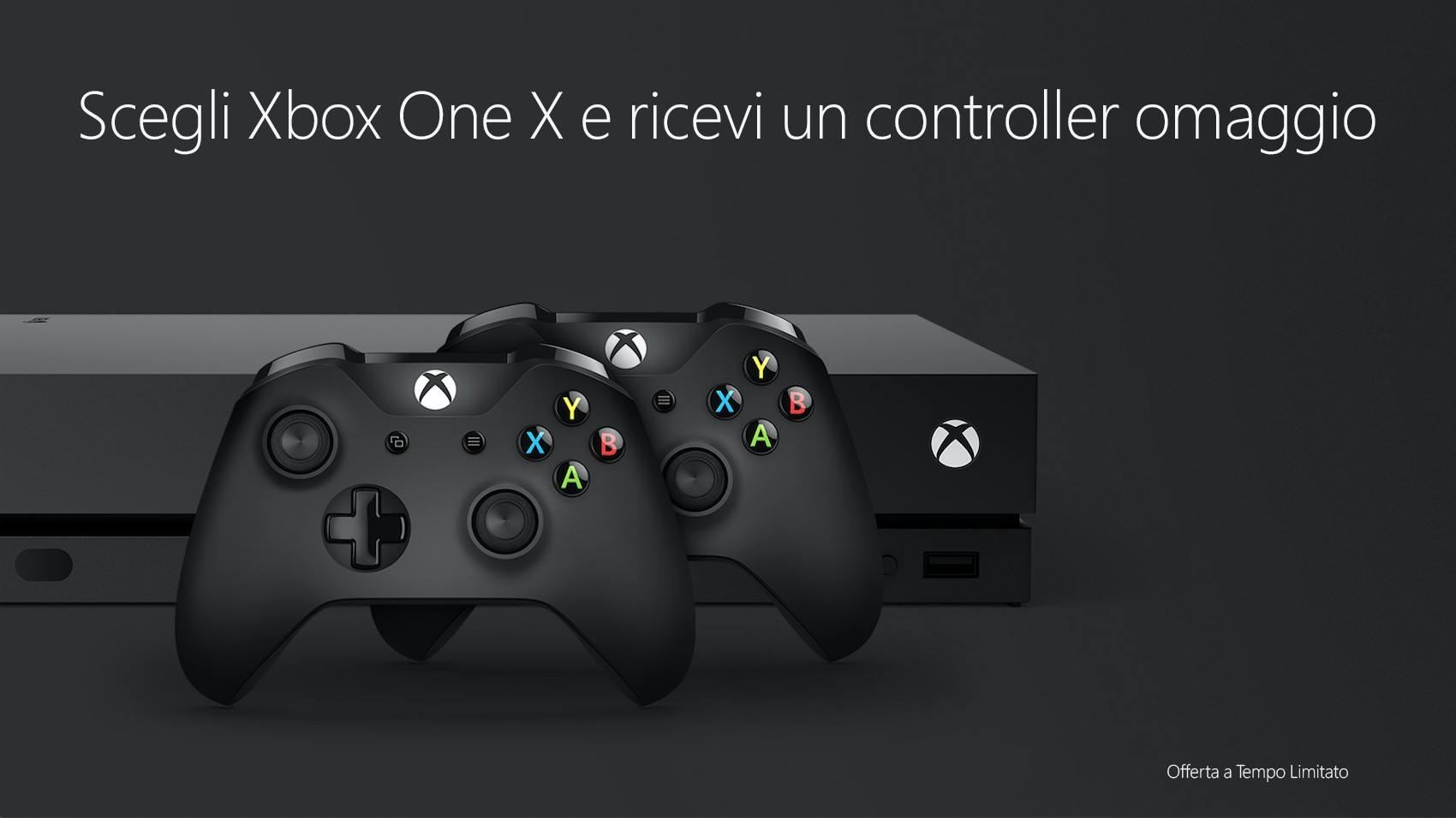 Xbox One X in promozione
