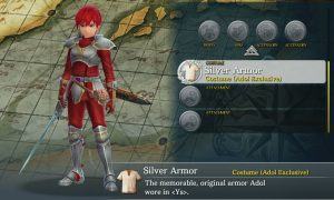 "Ys VIII: Lacrimosa of DANA": Adol's Silver Armor Gratis su Switch!