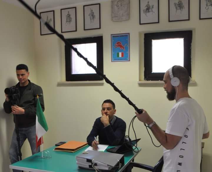 Lavori in corso per nicola losapio all’opera nella creazione del suo primo film “il sottobosco”