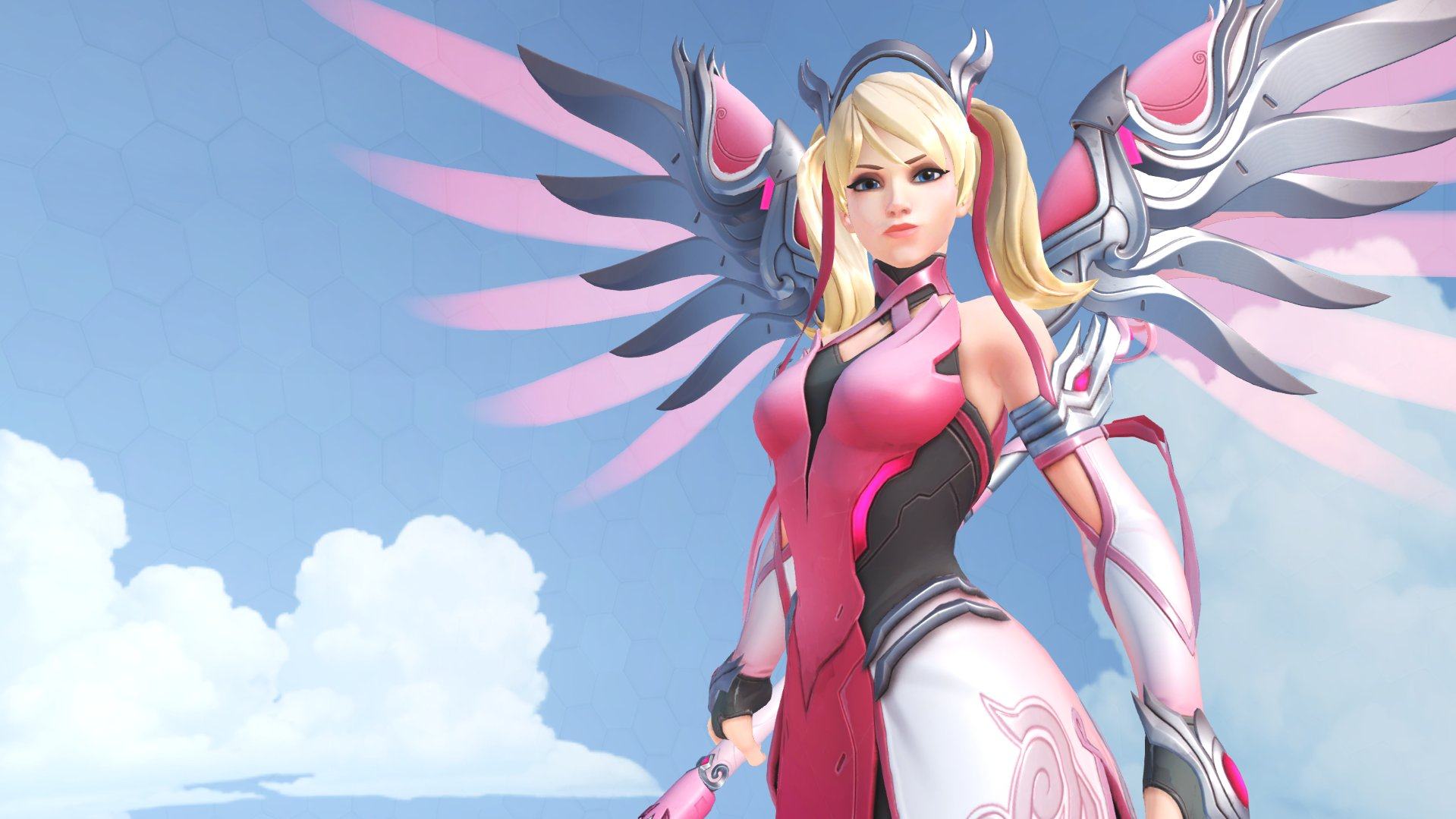 Overwatch mercy pink