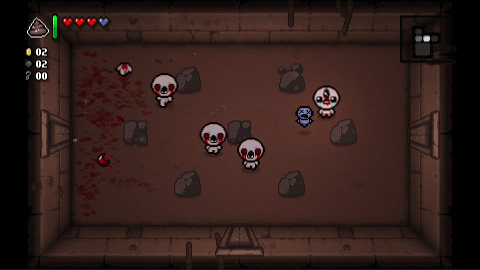 The binding of Isaac Rebirth gameplay