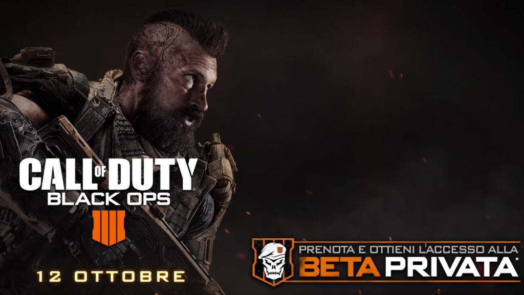 Call of duty black ops 4: closed beta per chi preordina il titolo