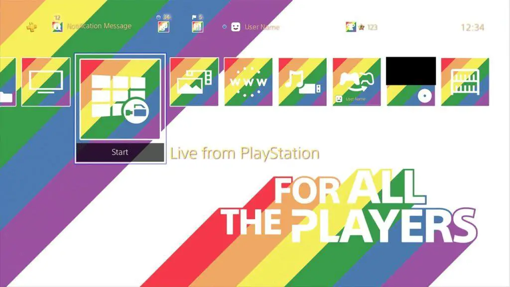 Sony celebra il mese del LGBT Pride con un tema gratuito per PlayStation 4