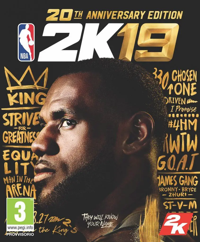 NBA 2K19 annunciato ufficialmente: in copertina ci sarà LeBron James