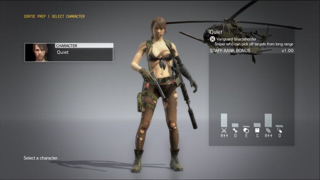 Aggiornamento Metal Gear Solid V Quiet 2