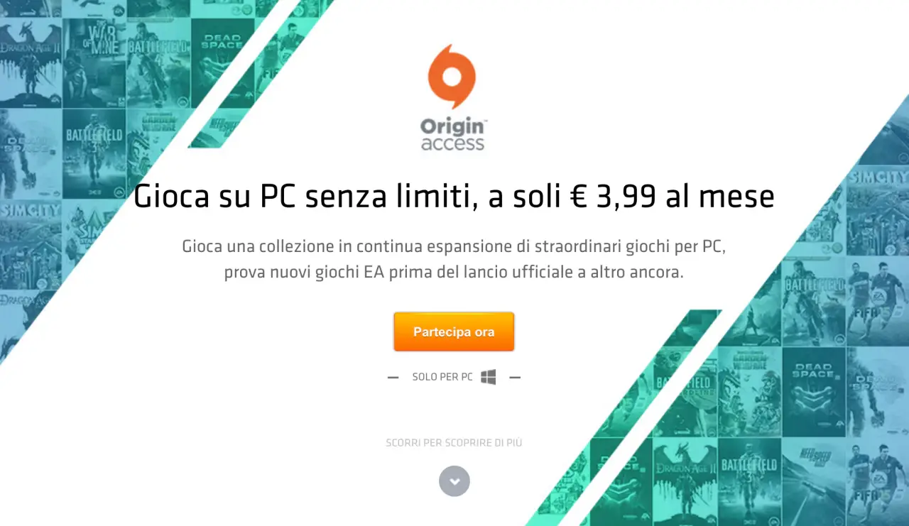 Origin Access Premier in arrivo questa estate!