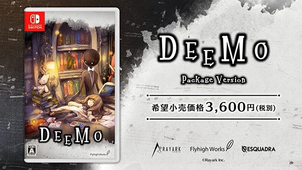 Deemo versione fisica per Switch