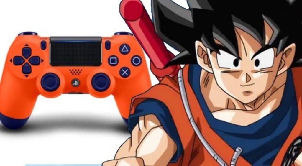 Playstation 4: dualshock 4 sunset orange goku