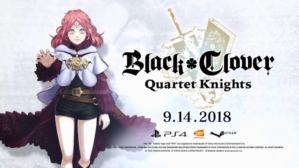 Black clover: quartet knights per pc/playstation 4 Black clover