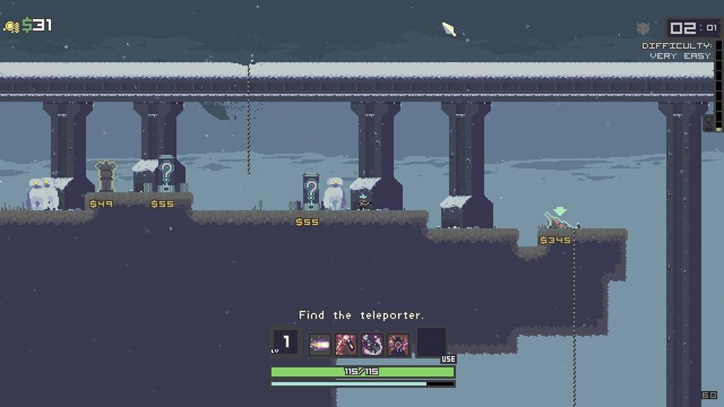 risk of rain gioco indie roguelike roguelite