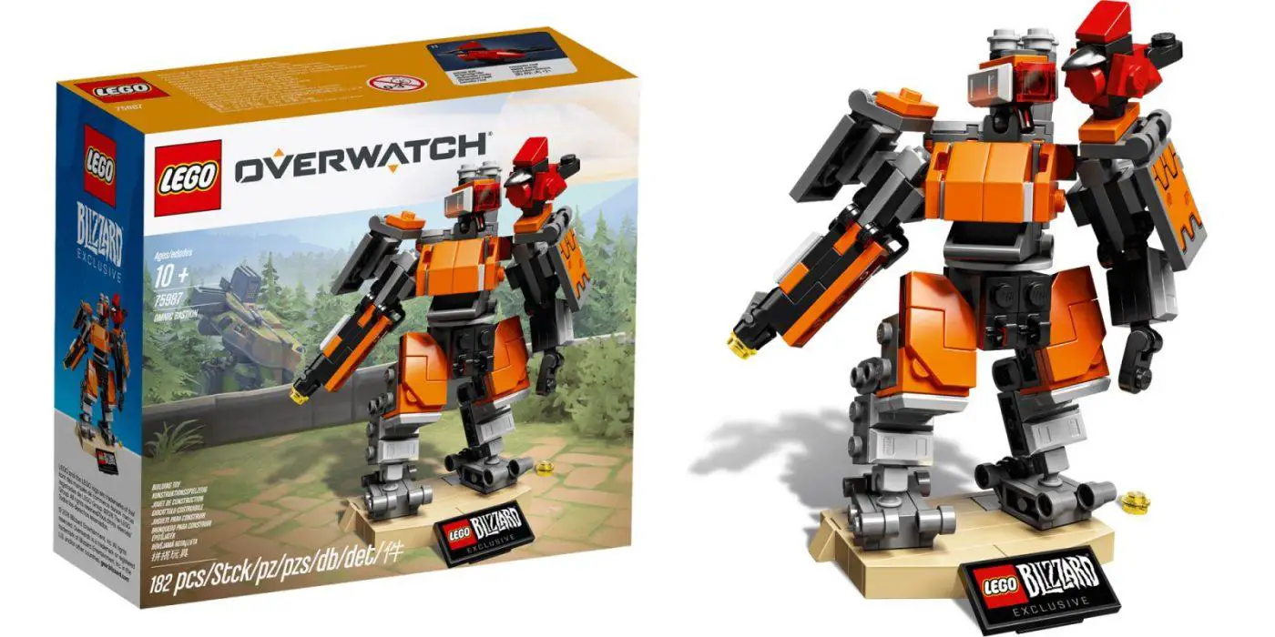 overwatch gioco sparatutto nblizzard lego overwatch eroe bastion versione lego 