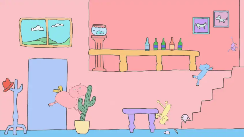 Sticky Cats: vorreste essere un gatto appiccicoso?