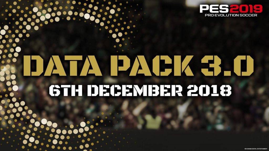 Ecco la data di uscita del data pack 3. 0 per pes2019! Pes2019 data pack 3. 0