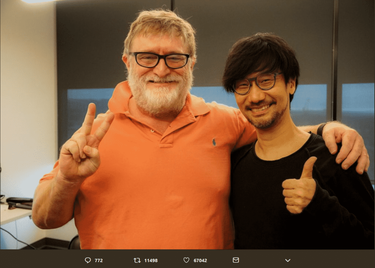 Hideo Kojima Gabe Newell