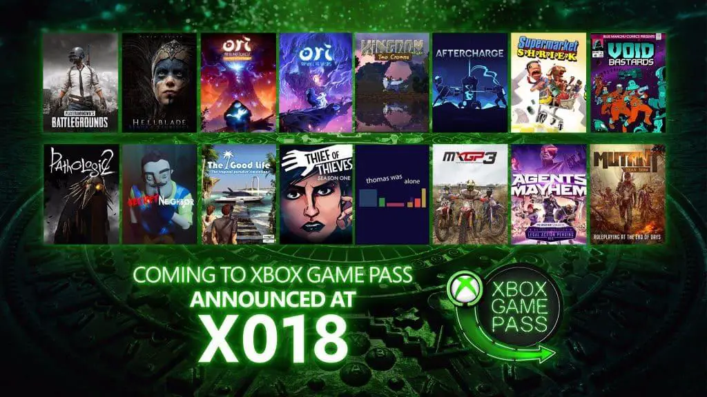 Xbox Game Pass offerte X2018