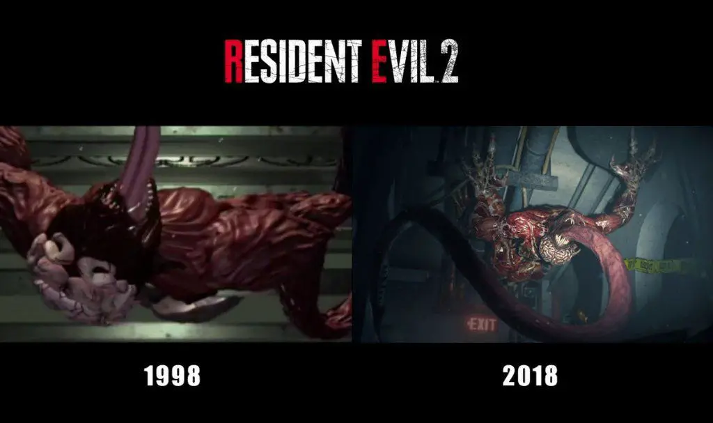 resident evil 2 remake licker