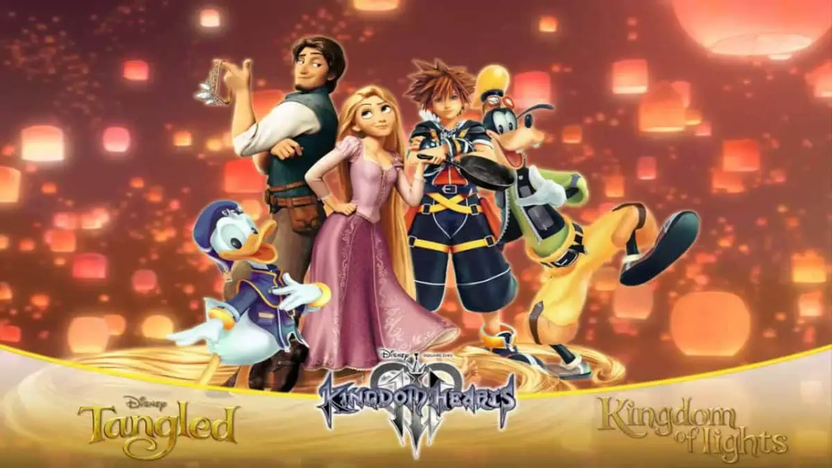 Kingdom Hearts 3: Trailer inedito Lucca Comics Rapunzel