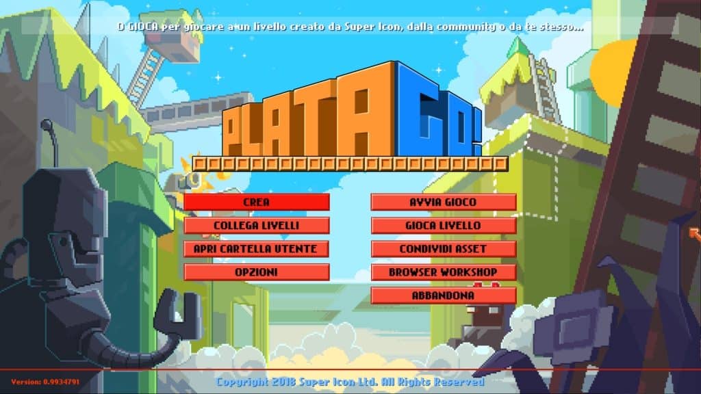 Anteprima platago! Super platform game maker Platago super platfom maker anteprima