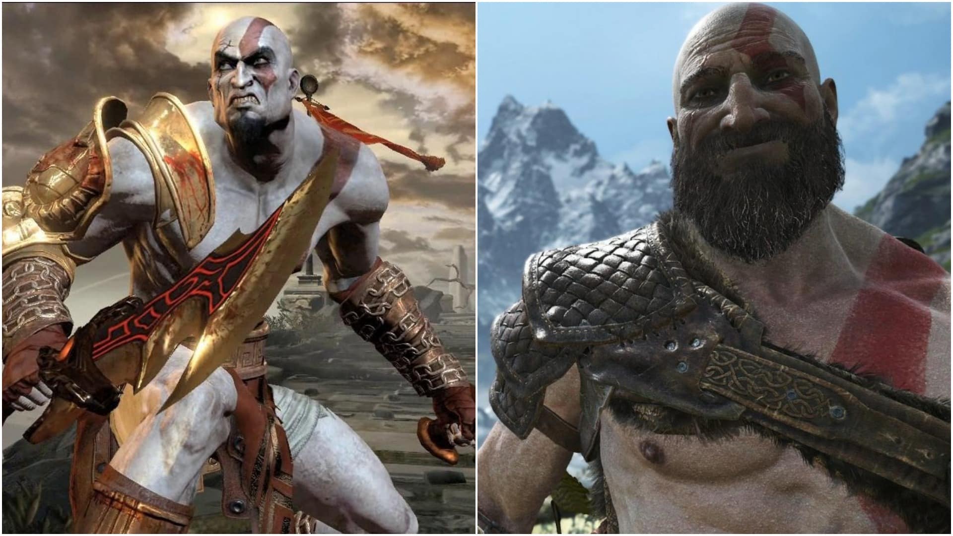 10YearsChallenge Kratos