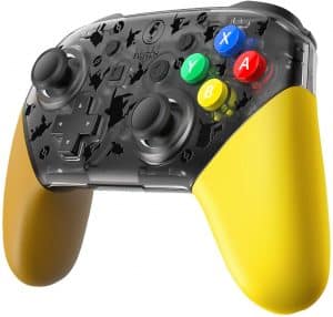 Pro Controller Nintendo Switch a tema Pokemon Let's Go Pikachu e Eevee