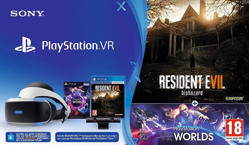 Amazon - playstation vr e 2 giochi sono in offerta Amazon