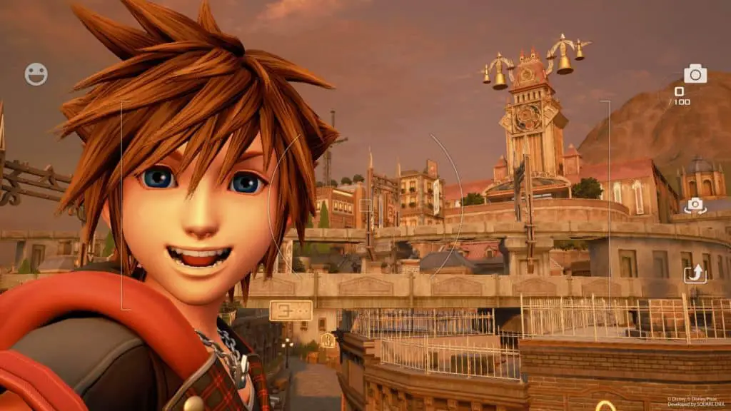 Kingdom Hearts III Sora selfie 