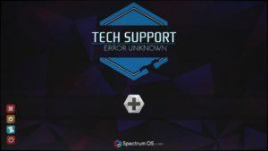 Tech Support: Error Unknown