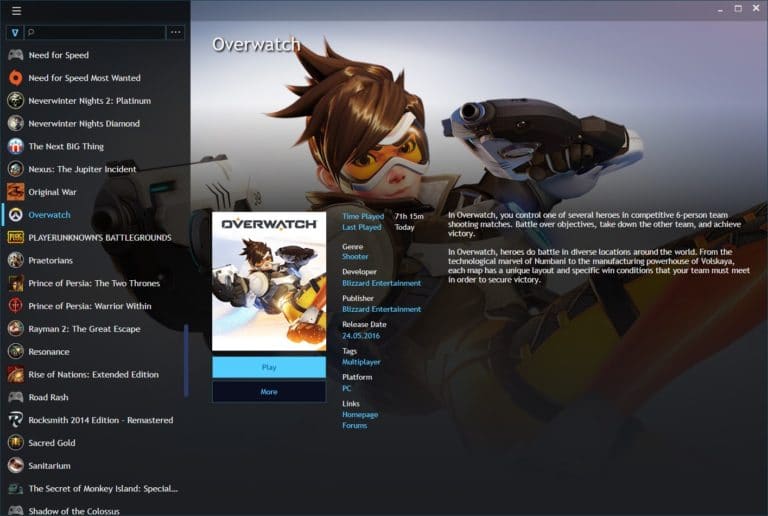 Playnite, un tool gratuito che raduna i giochi di client diversi su pc