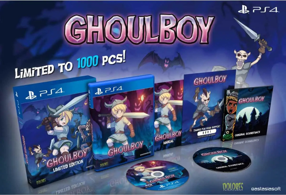 eastasiasoft ghoul boy platform gioco 16 bit era gameplay tributo limited collector edition