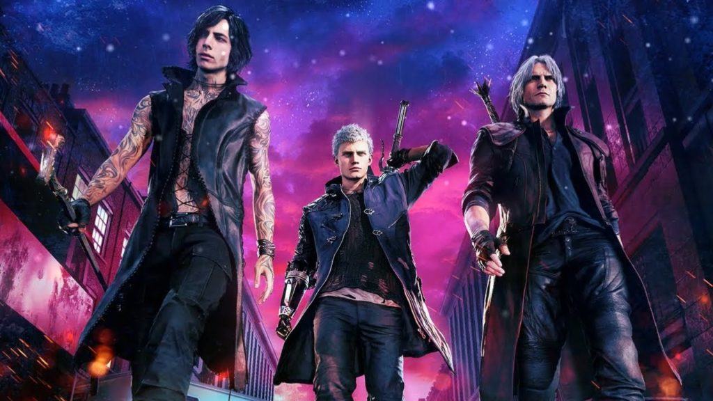 Devil may cry 5: dante, nero e v in azione Devil may cry 5
