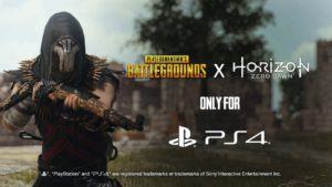 PUBG: evento a tema Horizon Zero Dawn, le ricompense PS4