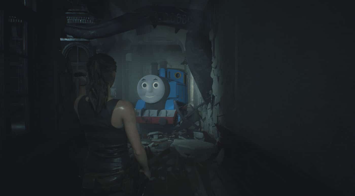 Resident Evil 2 trenino Thomas