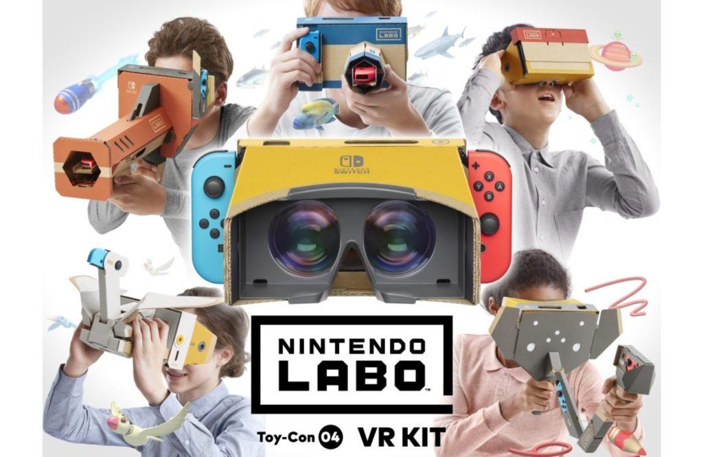 La realtà virtuale arriva anche su switch! Nintendo labo kit vr