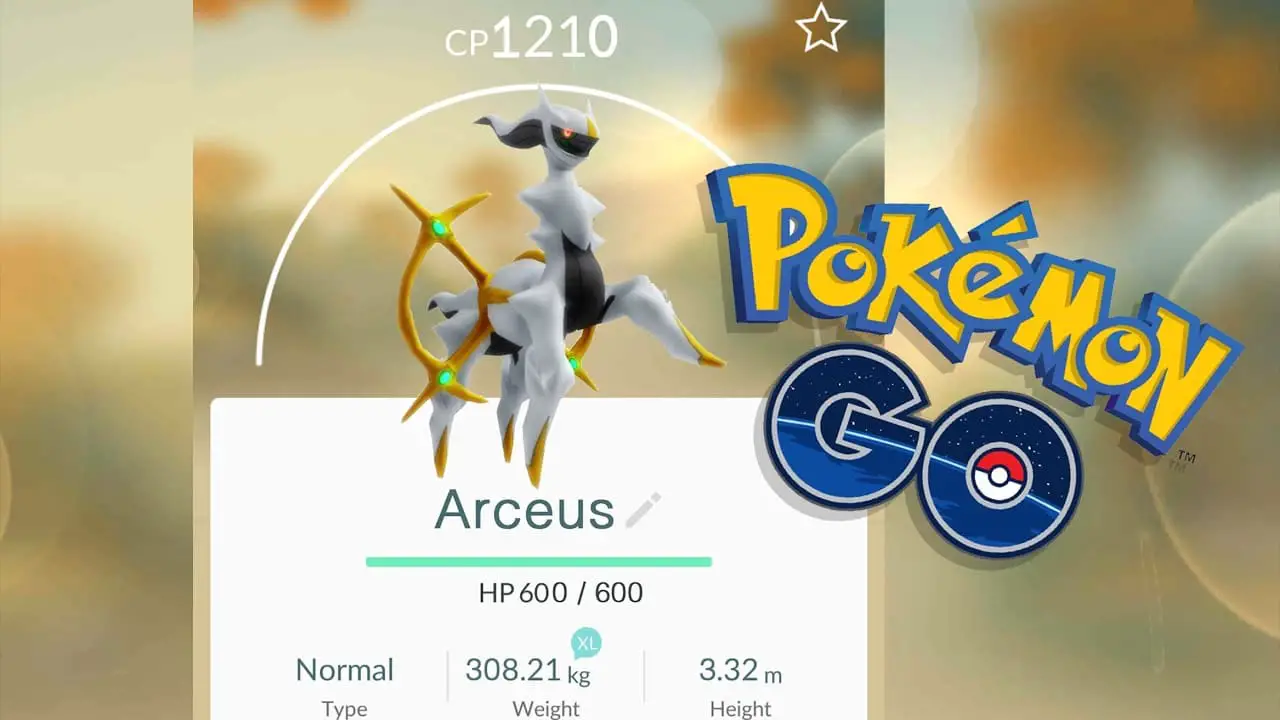Pokémon GO: Aggiornamento Arceus