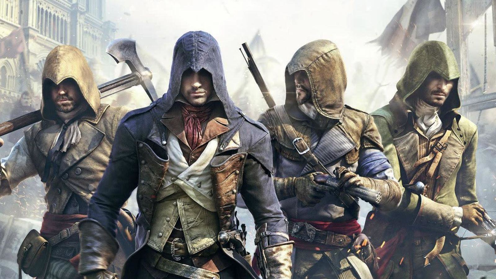 La copertina di Assassin's Creed Unity